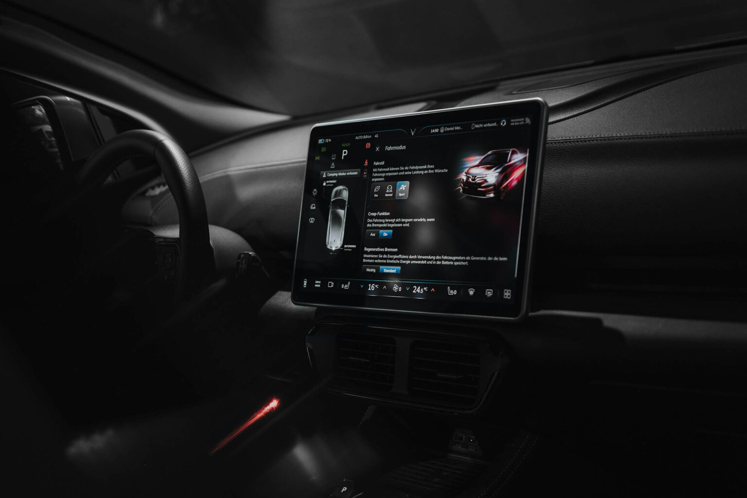 Autoinnenraum professionelle Fotoproduktion in Frankfurt